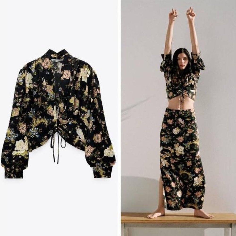 ZARA CROP TOP, SIZE M